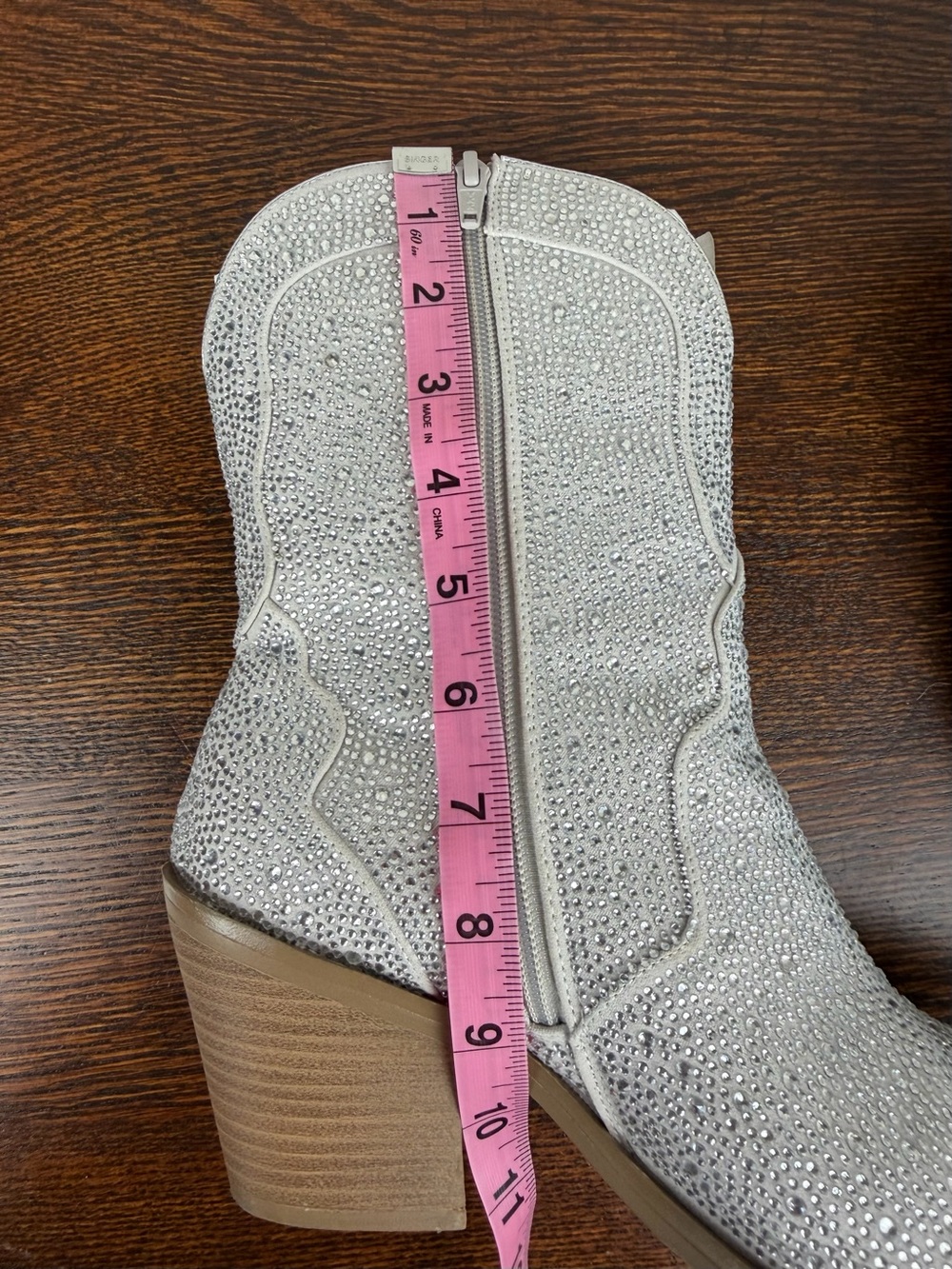Universal Thread Jacey Rhinestone Western Ankle Boots - Picture 15 of 17